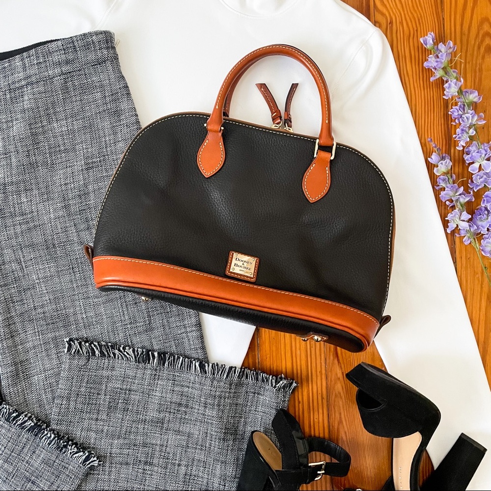 Authentic Dooney & Bourke satchel zip zip